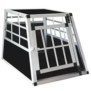 Hundetransportbox alu thanaddo alu hunde autotransportbox auto