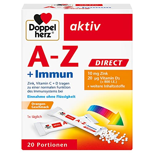 Immunkur Doppelherz A–Z + Immun DIRECT, Zink, Vitamin B12
