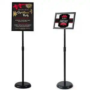 Infostaender vaiigo hoehenverstellbar aluminium din a3 plakatstaender