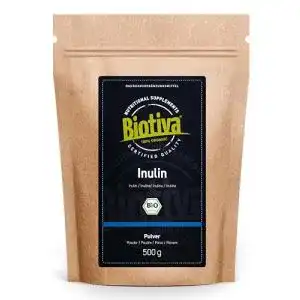 Inulin Biotiva Pulver Bio – 500g Agavenpulver