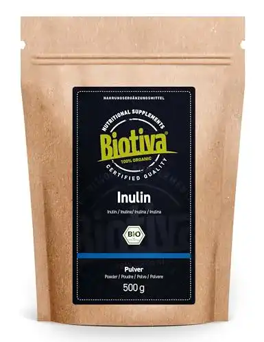 Inulin Biotiva Pulver Bio – 500g Agavenpulver