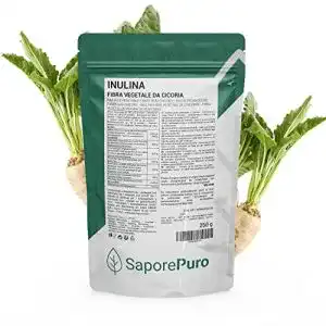 Inulin saporepuro pulver 250 g aus chicoree wurzel
