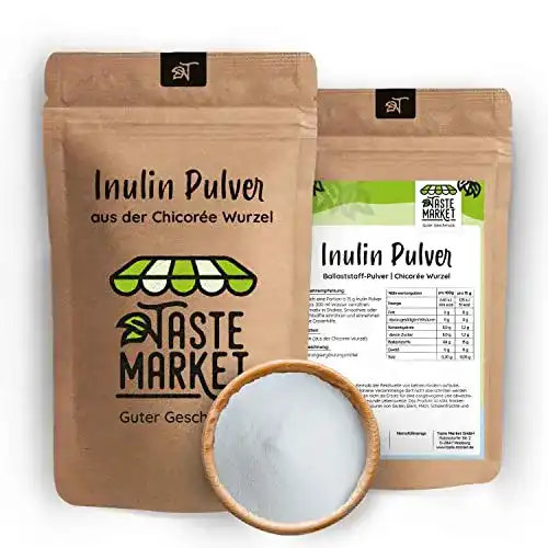 Inulin Pulver von Taste Market – 2 x 1 kg Chicorée