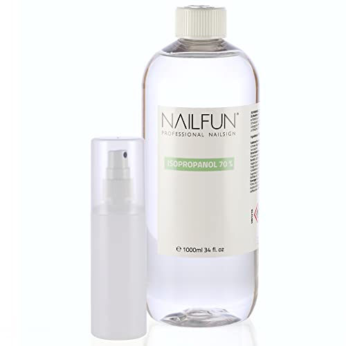 Isopropanol (1l) NAILFUN Isopropanol 70% nail cleaner, 1000ml