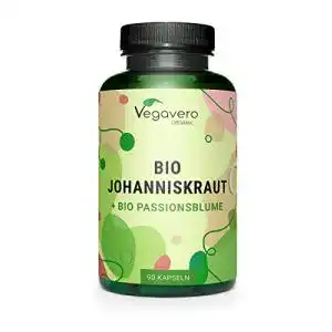 Johanniskraut vegavero bio hochdosiert mit bio passionsblume bio