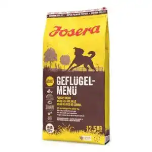 Josera hundefutter josera 125 kg gefluegel menue