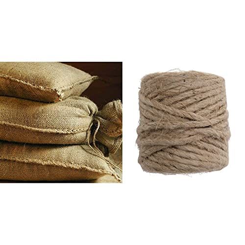 Jutesack NOOR Sandsäcke Jute 20kg (30 x 60 cm) 10er Pack Hochwasser