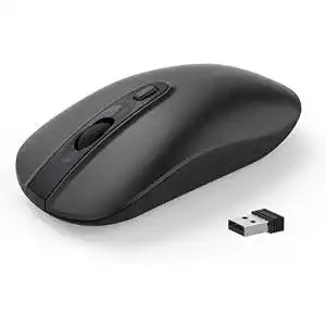 Kabellose maus cimetech 2 4ghz leise funkmaus ergonomisch mit usb