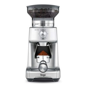 Kaffeemühle Siebträger Sage - The Dose Control Pro, Silber - kaffeemuehle siebtraeger sage the dose control pro silber