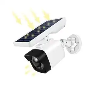 Kamera attrappe aottom dummy kamera mit solarlampe aussen