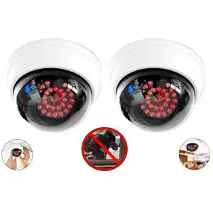 Kamera attrappe ow security 2x kamera attrappen dummy kamera