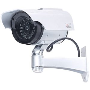 Kamera-Attrappe VisorTech Fake Kamera: Überwachungs mit Signal-LED - kamera attrappe visortech fake kamera ueberwachungs mit signal led