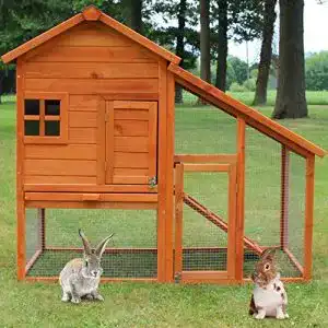 Kaninchenstall zooprinz hasenstall landhaus massiven holz