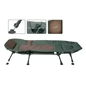 Karpfenliege mk angelsport relax angelliege 8 bein bis 150kg