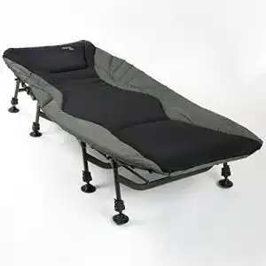 Karpfenliege mostal alu king size bedchair 8 bein liege deluxe