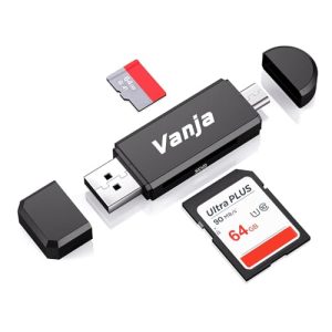 Kartenlesegerät Vanja SD Kartenleser Adapter Micro USB SD Card
