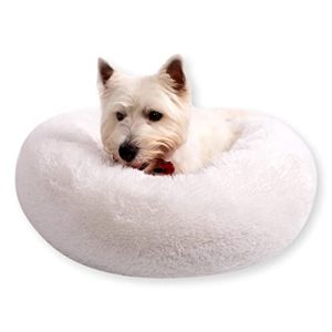 Katzenbett 4L Textil Fuzzy flauschig Donut Hundebett kleine Hunde