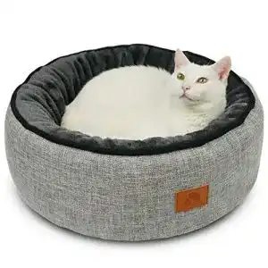 Katzenbett schlitzohr donut sissy rund o 50cm waschbares premium