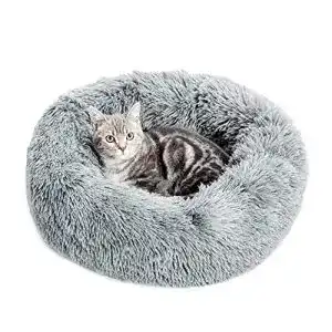 Katzenbett vanansa hundebett kleine hunde warm fuer nacht