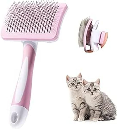 Katzenbürste Vinabo Selbstreinigende Haustierbürste