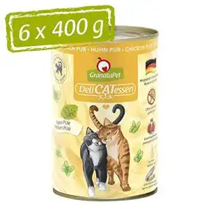 Katzenfutter mit hohem fleischanteil granatapet delicatessen huhn