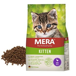 Katzenfutter ohne Zucker und Getreide MERA Cats Kitten Ente