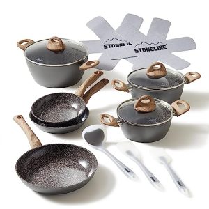 Keramik-Topfset STONELINE Ceramic Topfset für Induktion geeignet