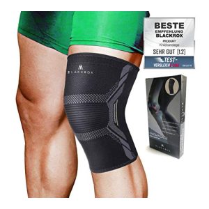 Bandagem de joelho esportiva BLACKROX vencedor da comparação de bandagem de joelho para mulheres e homens