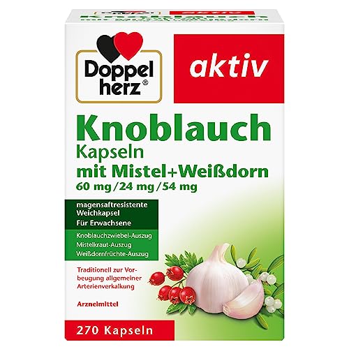 Knoblauch-Kapseln Doppelherz Knoblauch Kapseln mit Mistel