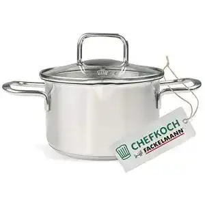 Kochtopf fackelmann chefkoch topf o16 cm muenchen aus edelstahl