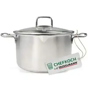 Kochtopf fackelmann chefkoch topf o24 cm muenchen aus edelstahl