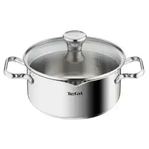Kochtopf tefal duetto a70542 20 cm hochwertiger edelstahl 18 10