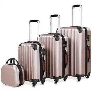 Kofferset monzana baseline 4tlg rose gold beautycase m l xl