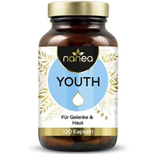 Kollagen-Kapseln Nanea Youth | Hyaluronsäure, MSM und Coenzym Q10