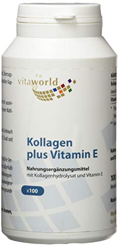 Kollagen-Kapseln Vita World vitaworld Kollagen 500mg + Vitamin E