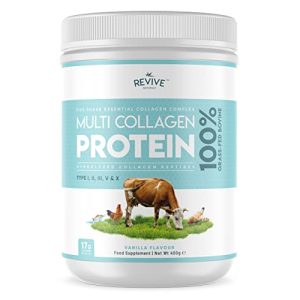 Kollagen Revive Naturals Vanille Multi-Proteinpulver – 5 Arten