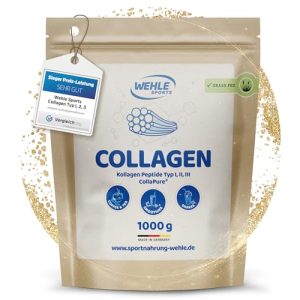 Kollagen Wehle Sports Collagen Pulver 1 KG – Bioaktiv