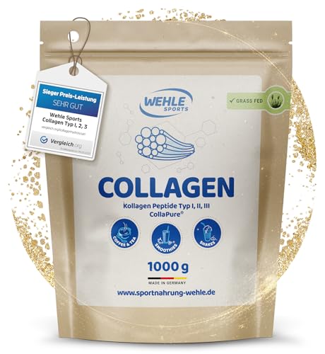 Collagène Wehle Sports Collagène en poudre 1 KG – Bioactif