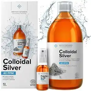 Kolloidales silber institut katharos 100 natuerlich 1l e2978f 40 ppm
