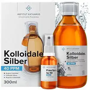 Kolloidales silber institut katharos 100 natuerlich e2978f 40 ppm