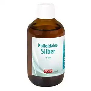 Kolloidales silber kopp verlag konzentration 25 ppm 500 ml