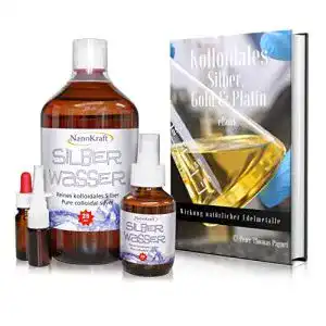 Kolloidales silber nanokraft 1000ml 25ppm silberwasser
