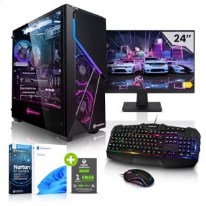 Komplett-PC Megaport Komplett Set Gaming PC Striker AMD Ryzen 7 5700X