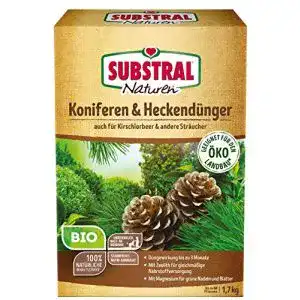 Koniferenduenger substral naturen bio koniferen und heckenduenger
