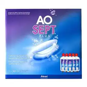 Kontaktlinsen pflegemittel aosept plus sparpack 5 x 360 ml