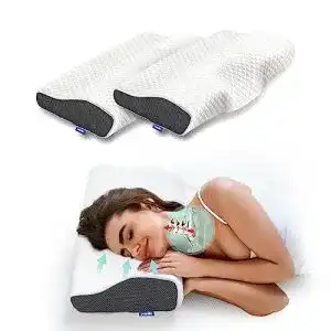 Kopfkissen derila memory foam kissen nackenkissen 2er pack
