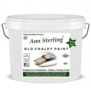 Kreidefarbe Ann Sterling XL 3Kg. Shabby Chic Farbe: Chalky - kreidefarbe ann sterling xl 3kg shabby chic farbe chalky