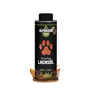 Lachsoel hunde alphazoo premium lachsoel fuer hunde 250ml
