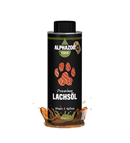 Lachsöl Hunde alphazoo Premium Lachsöl für Hunde 250ml