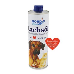 Lachsöl Hunde NordicVital Lachsöl 1 Liter Premium Fischöl